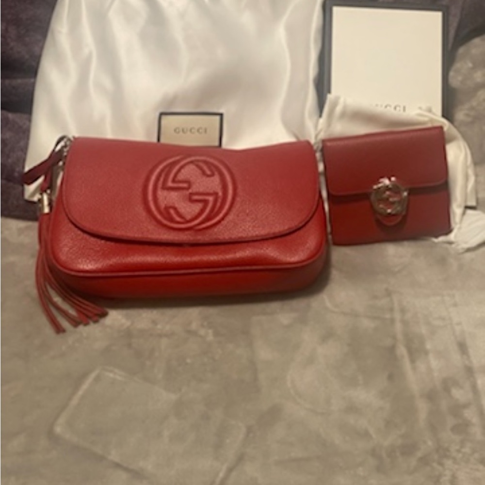 Brand new with tags, Gucci crossbody and wallet